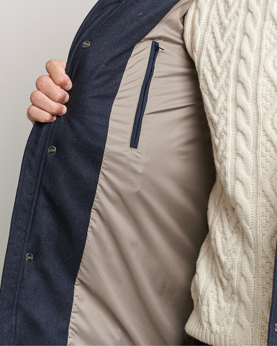 Men | Coats & Jackets | Herno | Cashmere Parka Navy