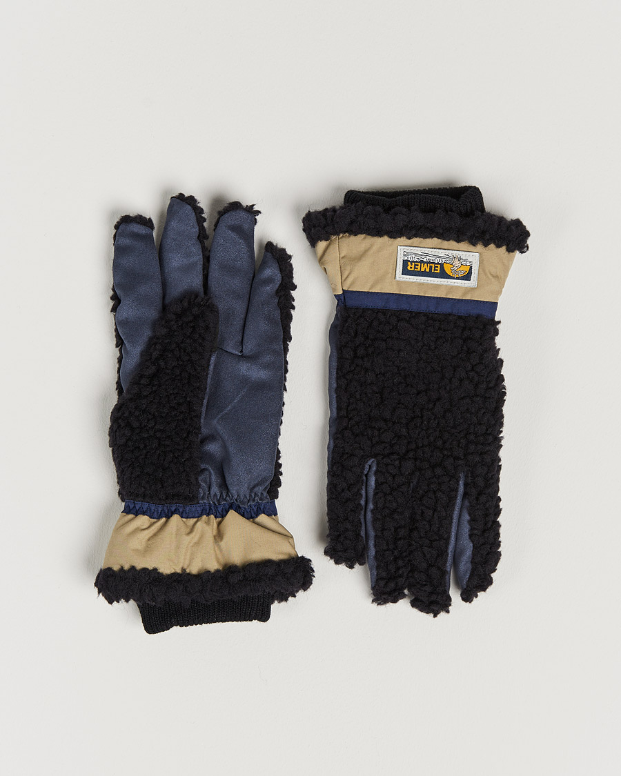 Men | Elmer by Swany Sota Wool Teddy Gloves Black | Elmer by Swany | Sota Wool Teddy Gloves Black
