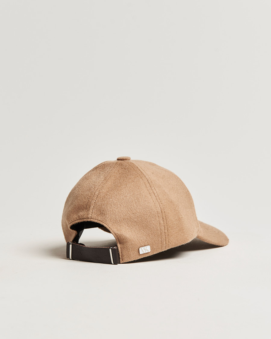 Men | Hats & Caps | Varsity Headwear | Cashmere Soft Front Baseball Cap Camel