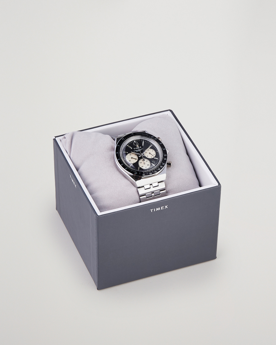 Men | Timex Q Chronograph 40mm Black Dial | Timex | Q Chronograph 40mm Black Dial