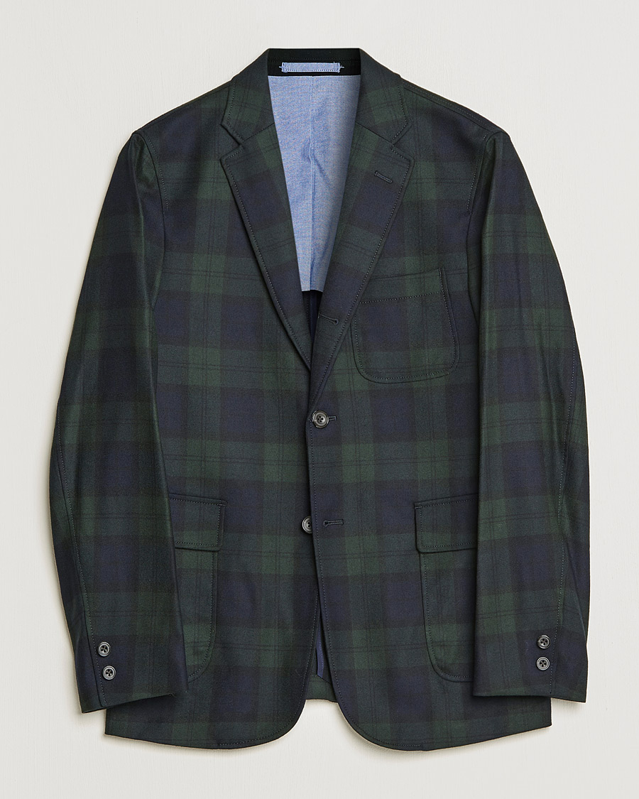 Men | Blazers | BEAMS PLUS | Flannel Blazer Blackwatch
