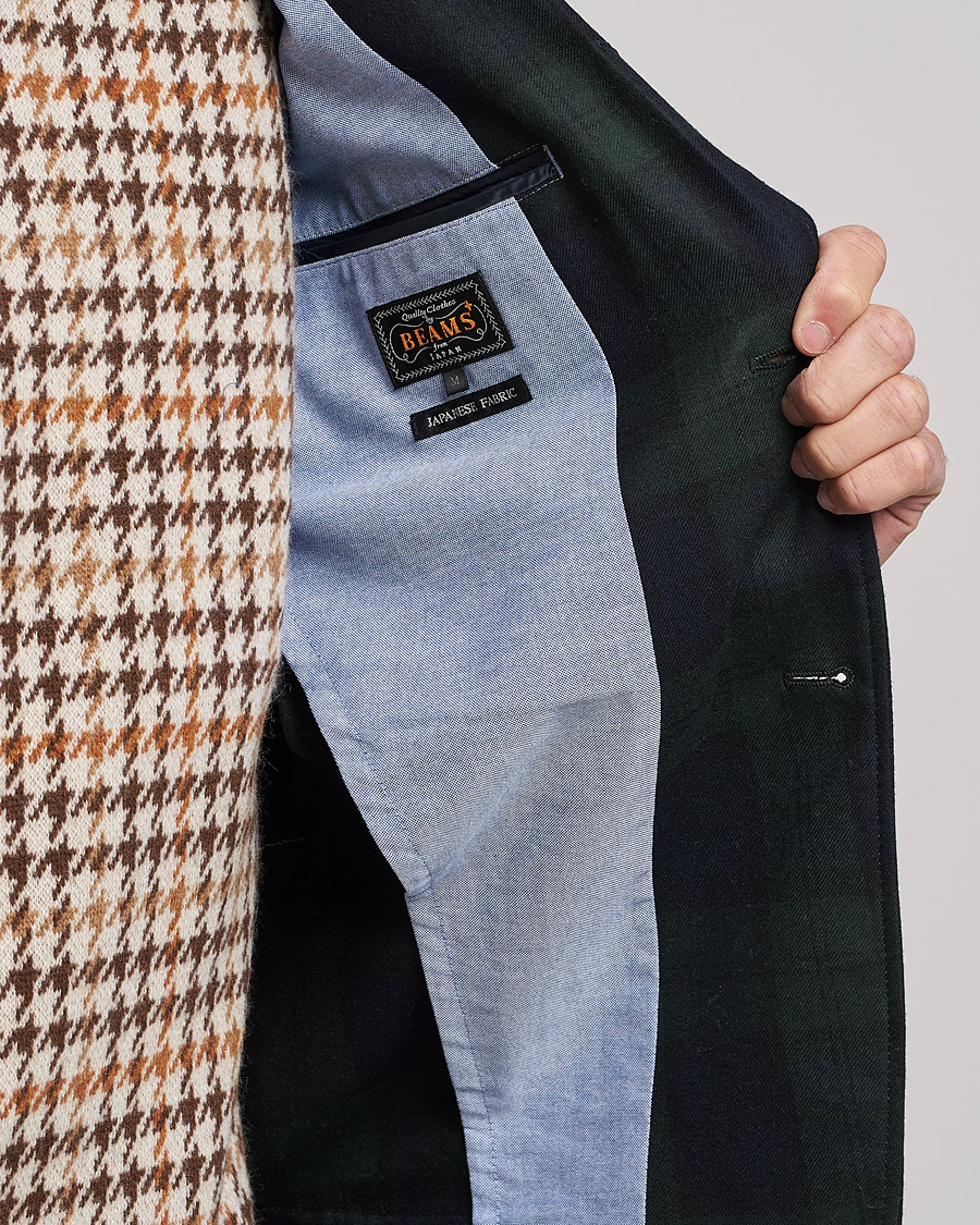 Men | Blazers | BEAMS PLUS | Flannel Blazer Blackwatch