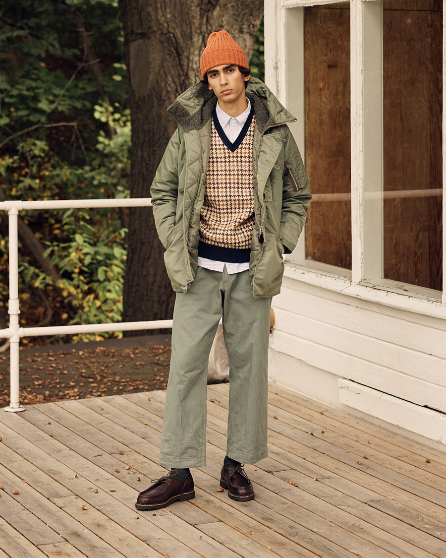 Men | Coats & Jackets | BEAMS PLUS | MIL Type N-3B Parka Sage
