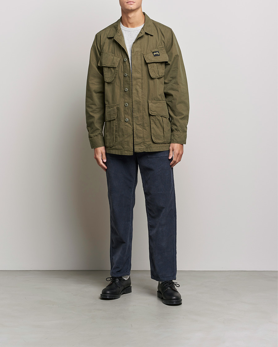 Men | Trousers | Stan Ray | Corduroy Fat Pants Navy