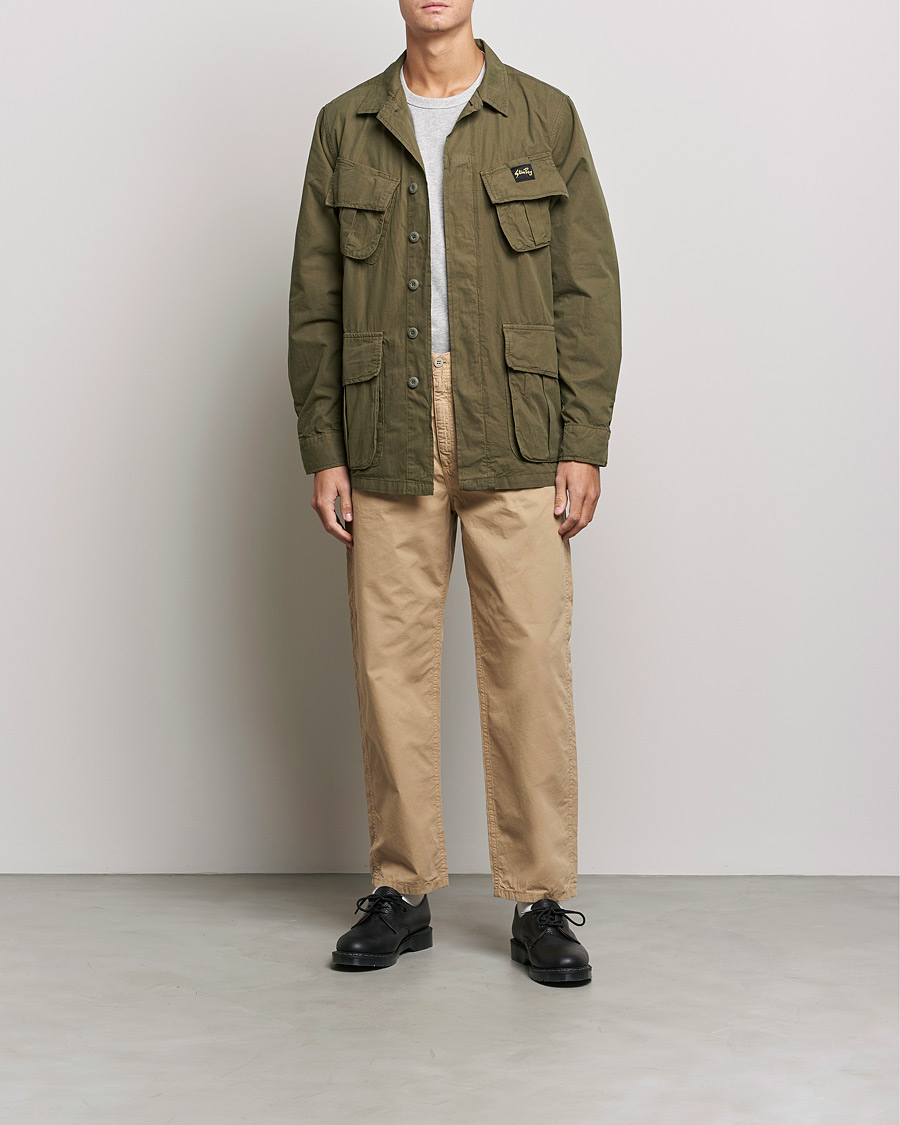Men | Trousers | Stan Ray | Rec Cotton Poplin Pants Khaki