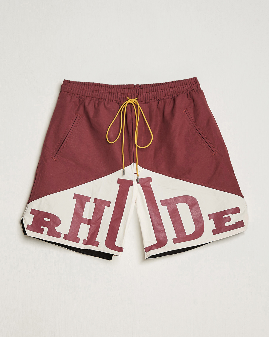 Rhude Yachting Shorts Red/White at CareOfCarl.com
