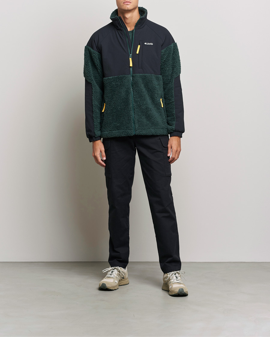Men | Sweaters & Knitwear | Columbia | Ballistic Ridge Full Zip Fleece Jacket Spruce/Black