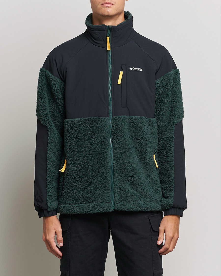 Men | Sweaters & Knitwear | Columbia | Ballistic Ridge Full Zip Fleece Jacket Spruce/Black