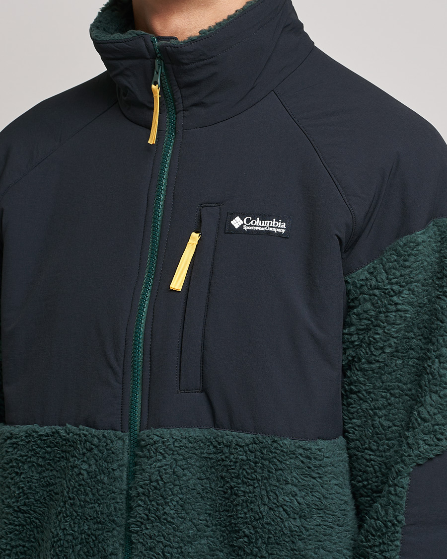Men | Sweaters & Knitwear | Columbia | Ballistic Ridge Full Zip Fleece Jacket Spruce/Black
