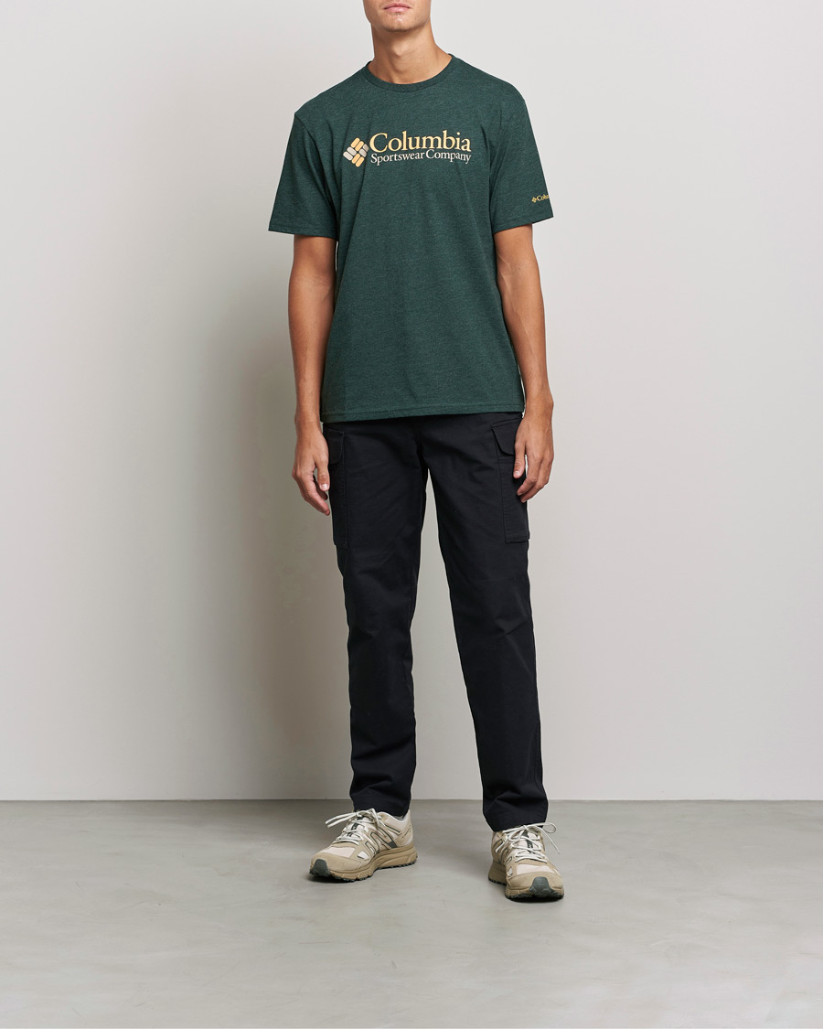 Men | T-Shirts | Columbia | Basic Logo Short Sleeve T-Shirt Spruce Heather