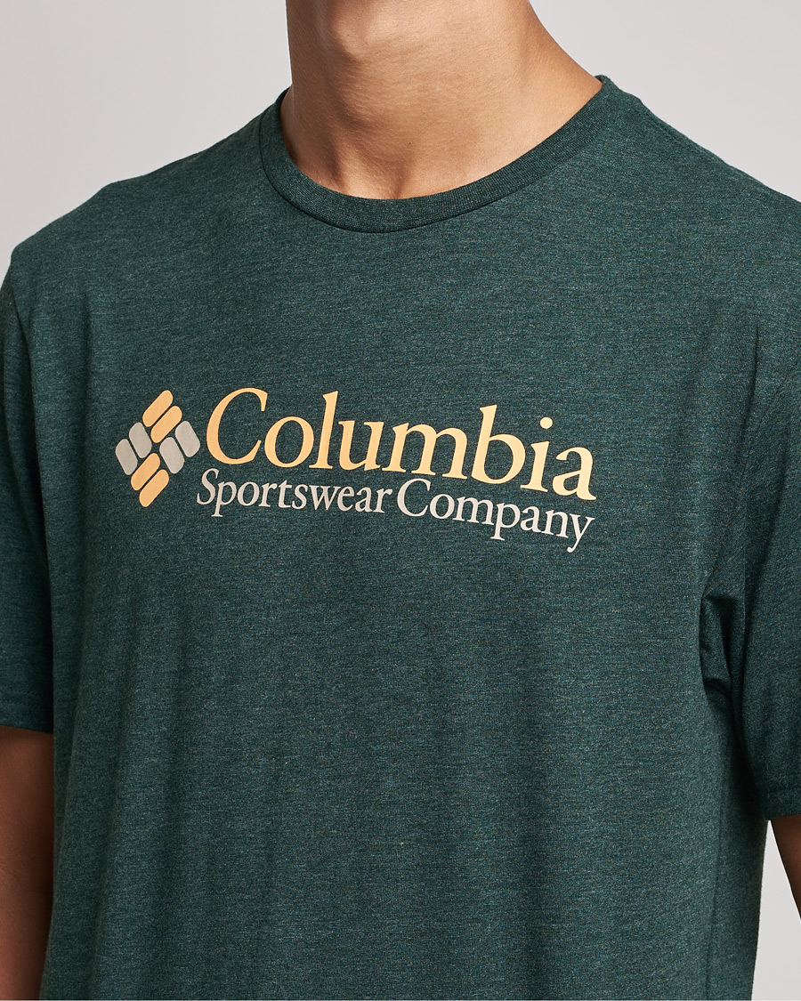 Men | T-Shirts | Columbia | Basic Logo Short Sleeve T-Shirt Spruce Heather