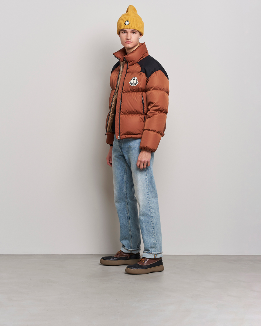Men | Coats & Jackets | Moncler Genius | 8 Palm Angels Nevin Down Jacket Brown