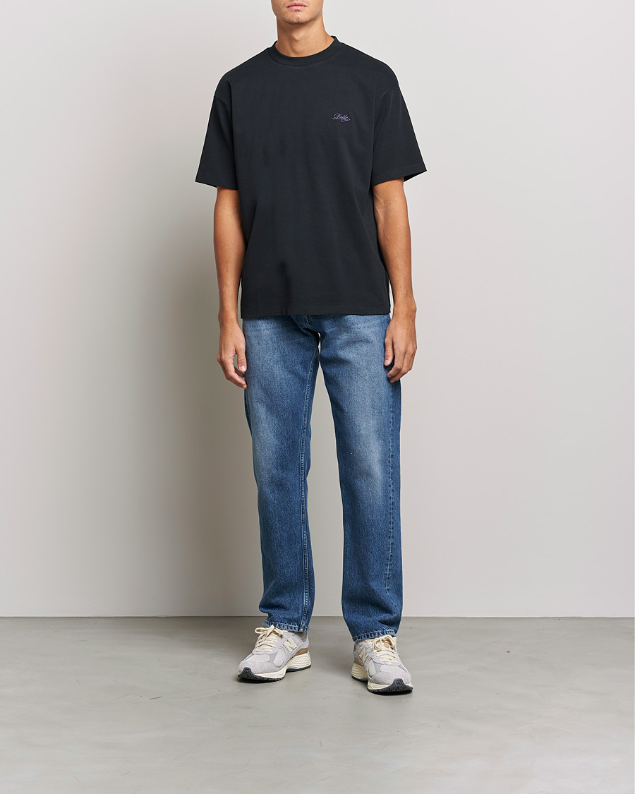 Men | T-Shirts | Drôle de Monsieur | Signature T-Shirt Black