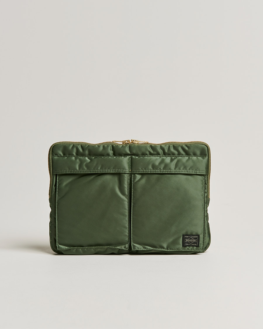 Men | Porter-Yoshida & Co. Tanker Document Case Sage Green | Porter-Yoshida & Co. | Tanker Document Case Sage Green