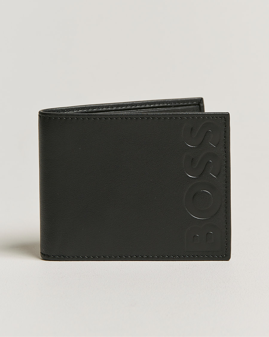 Men | Wallets | BOSS BLACK | Signature Leather Wallet Black