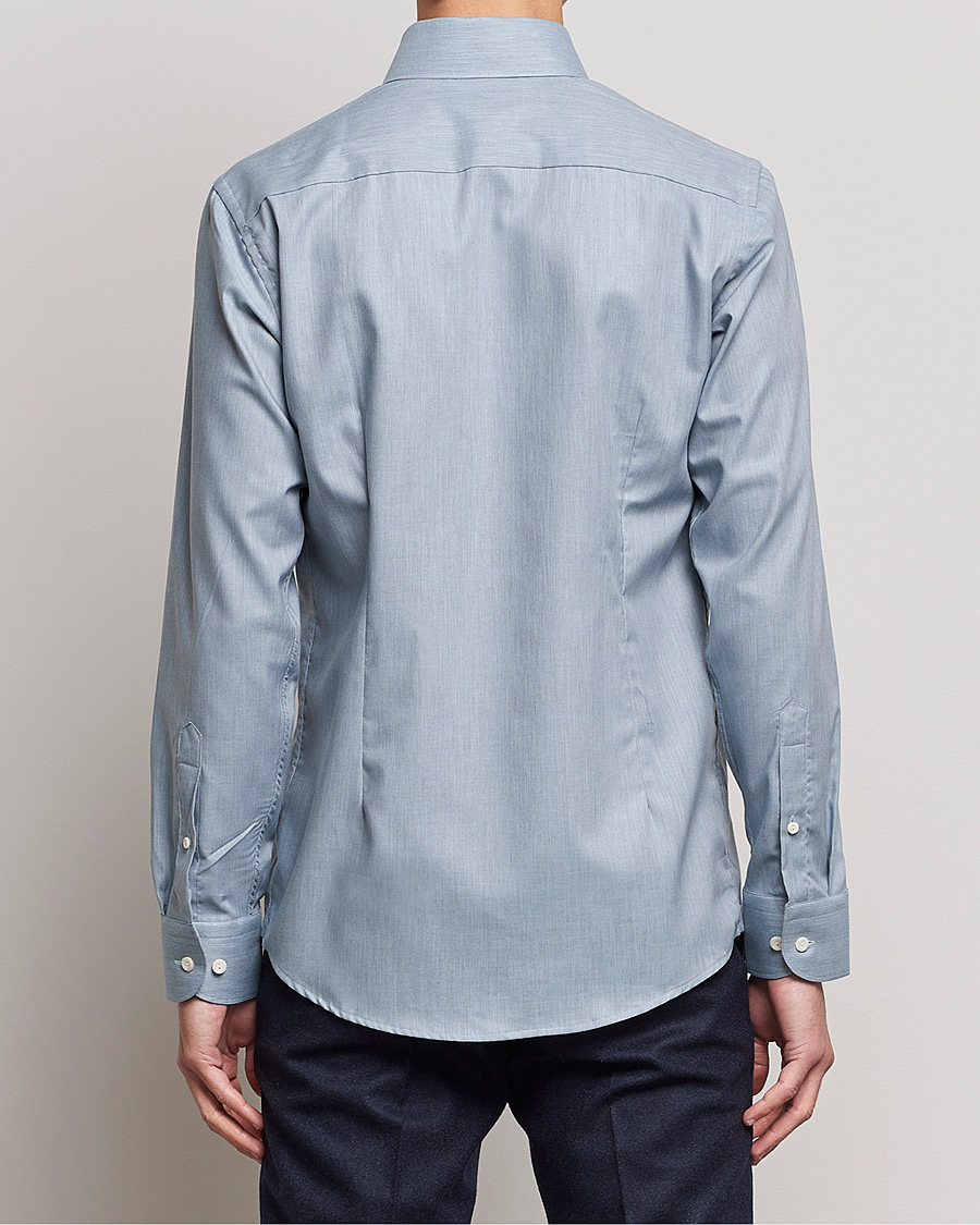Men | Shirts | Eton | Wrinkle Free Button Down Oxford Shirt Light Blue