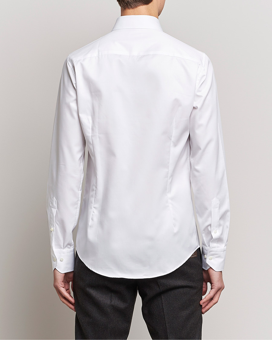 Men | Shirts | Stenströms | Superslim Plain Shirt White
