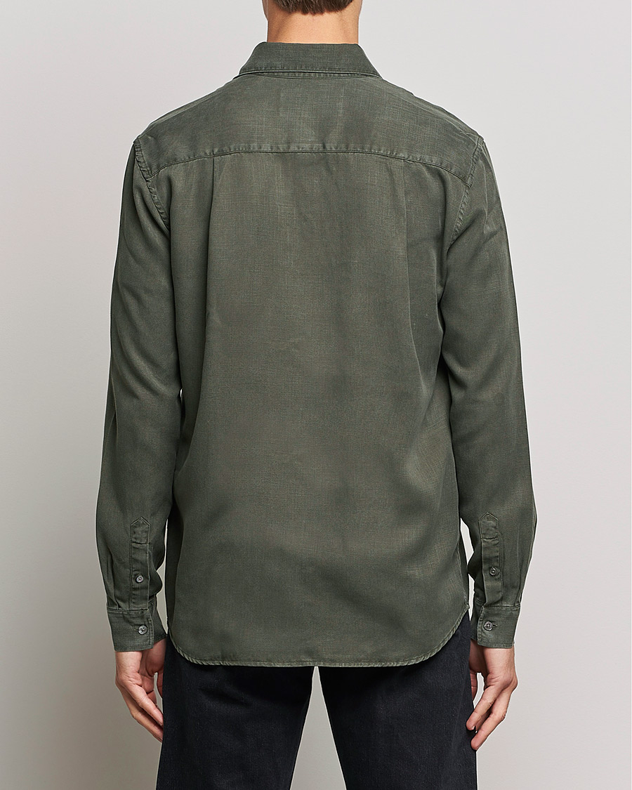 Men | Shirts | A Day's March | Daintree Tencel Shirt Olive