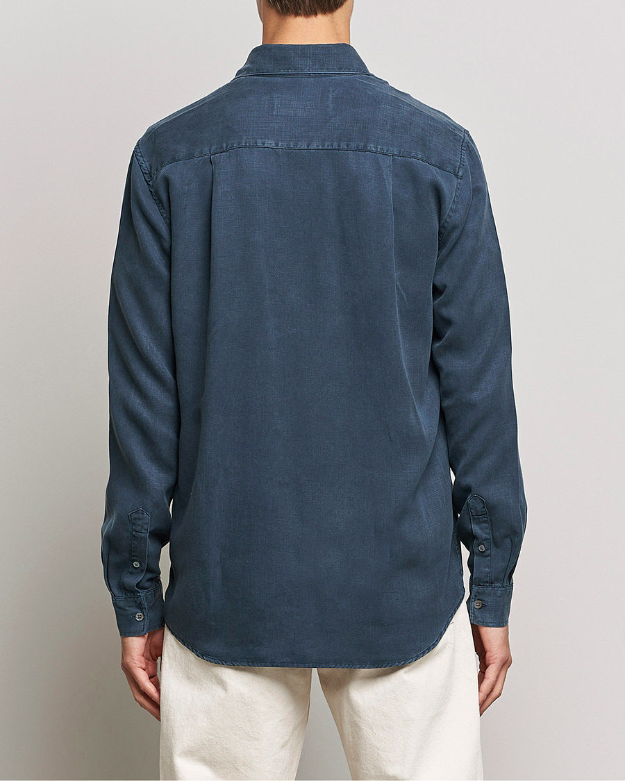 Men | Shirts | A Day's March | Daintree Tencel Shirt Navy