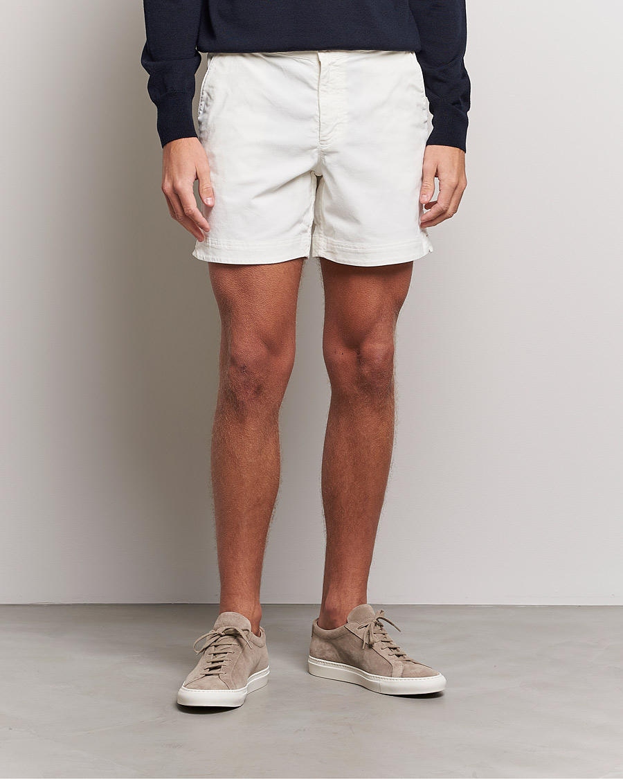 Men | Shorts | Orlebar Brown | Bulldog Corduroy Drawcord Shorts Sea Mist
