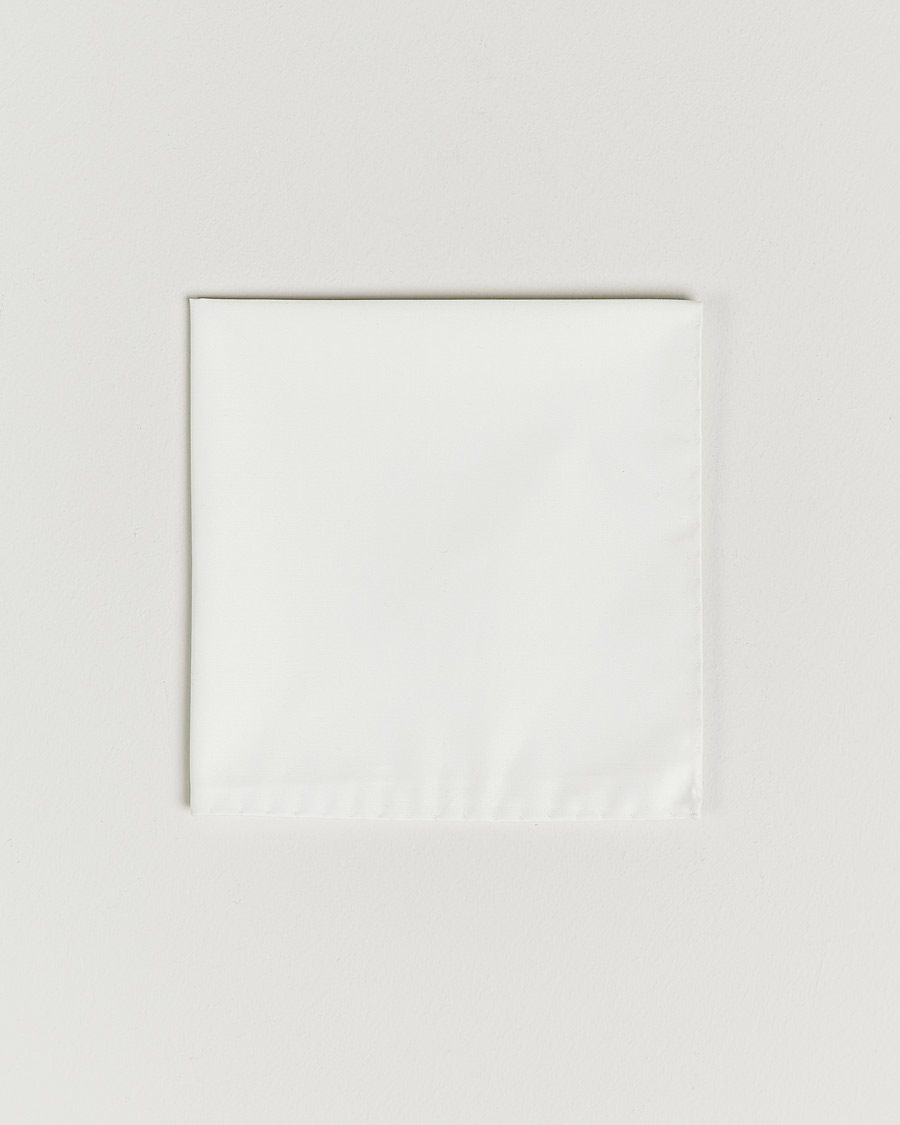 Men | Pocket Squares | Stenströms | Handkerchief Cotton White
