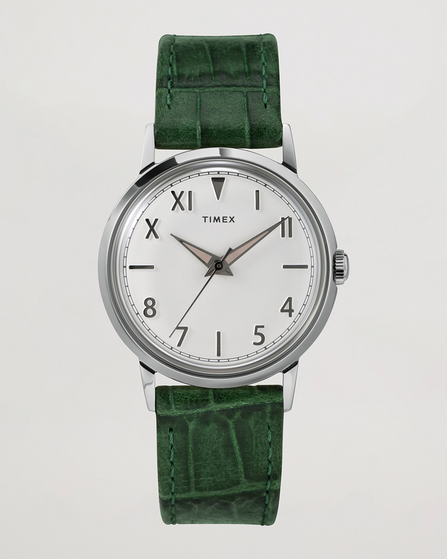 Men | Timex Marlin Hand-Wound 34mm White Dial | Timex | Marlin Hand-Wound 34mm White Dial