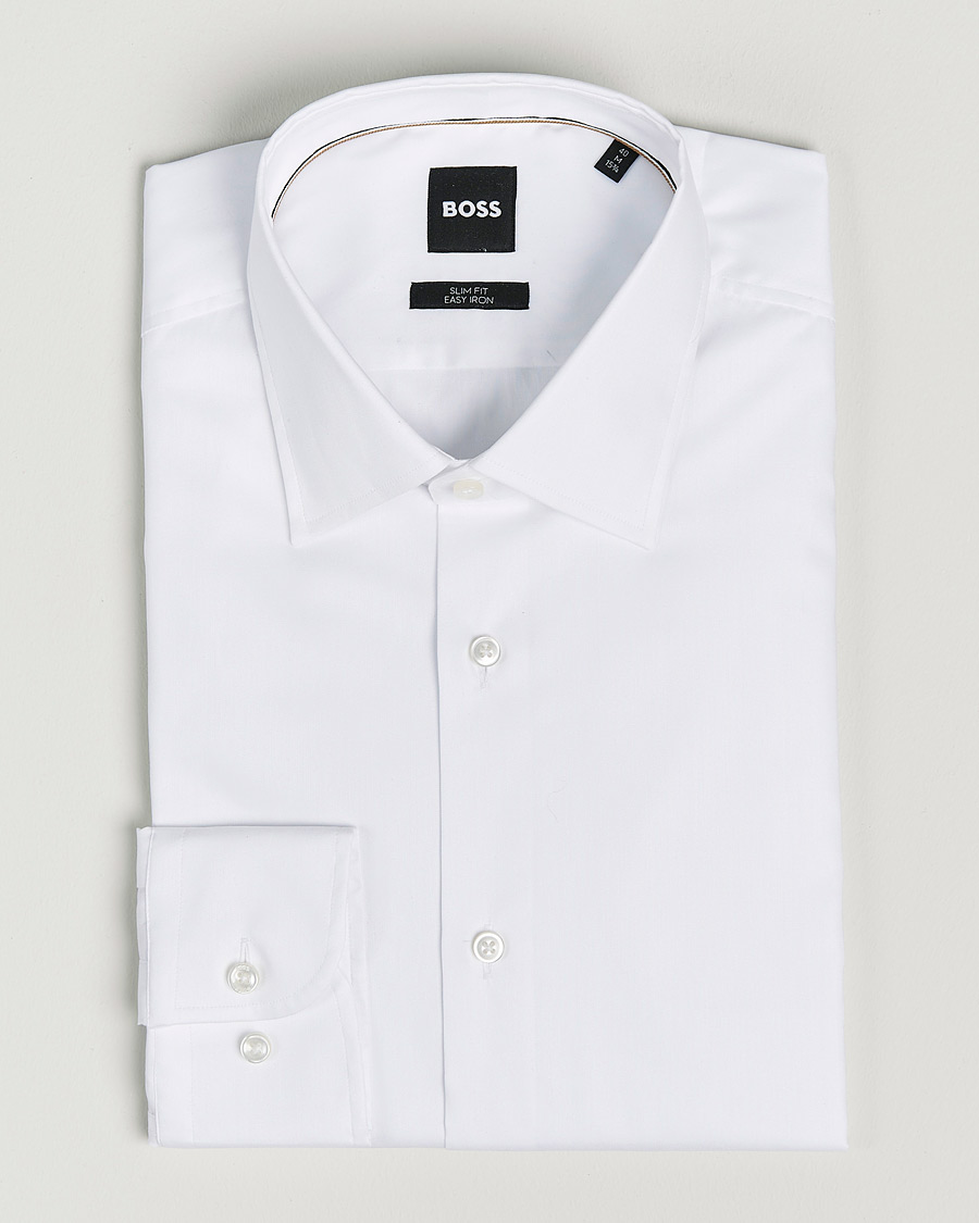 Men | Shirts | BOSS BLACK | Hank Slim Fit Shirt White