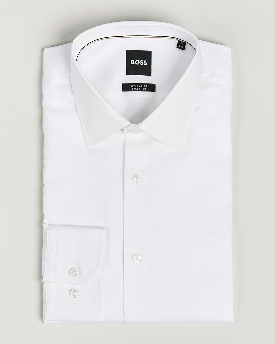 Men | Shirts | BOSS BLACK | Joe Regular Fit Shirt White