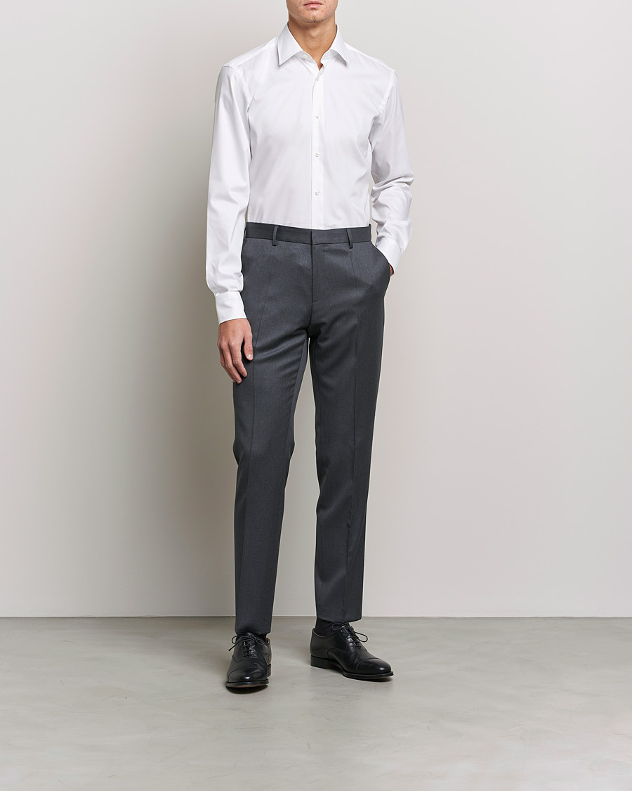 Men | Shirts | BOSS BLACK | Joe Regular Fit Shirt White