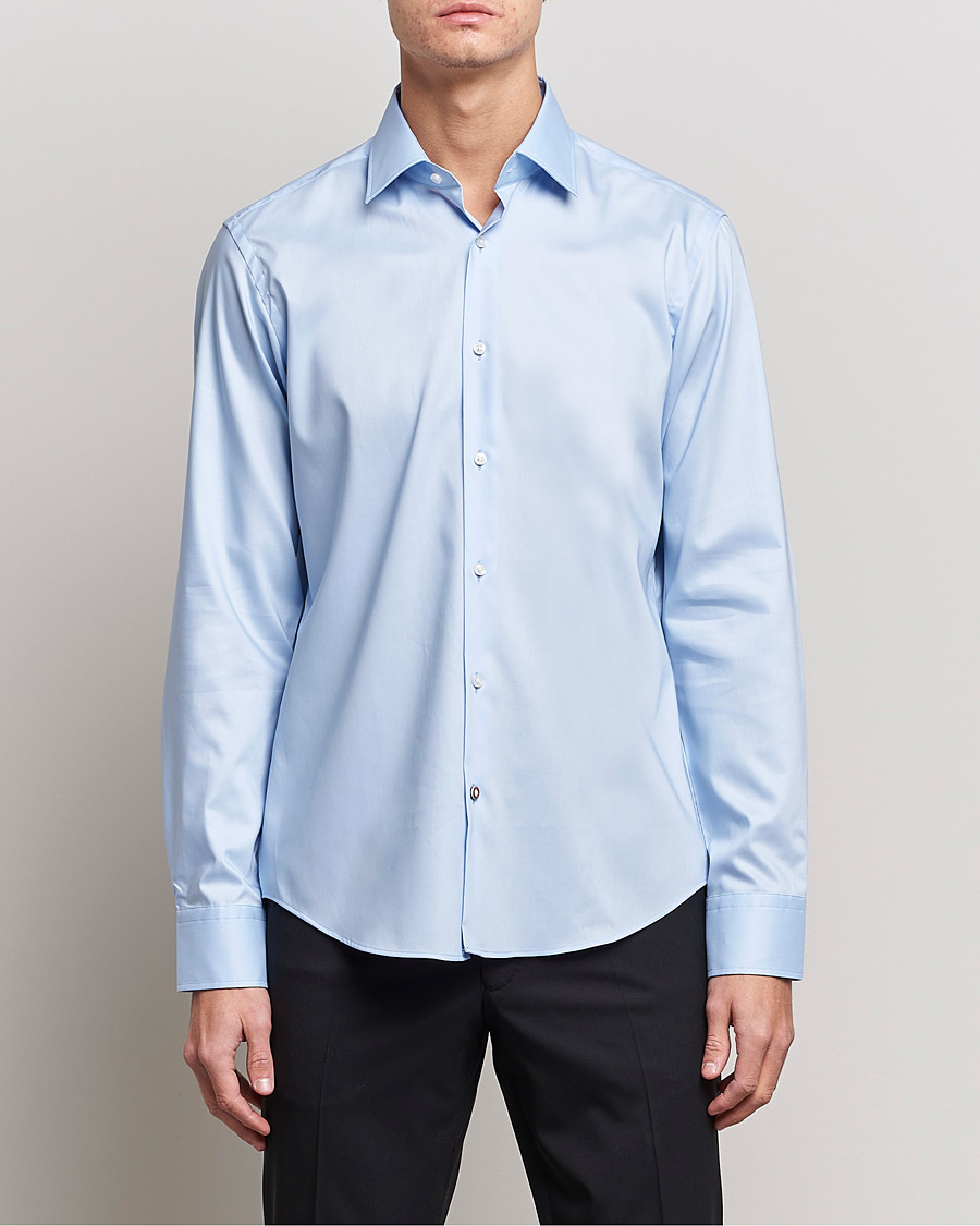 Men | Shirts | BOSS BLACK | Joe Regular Fit Shirt Light Blue