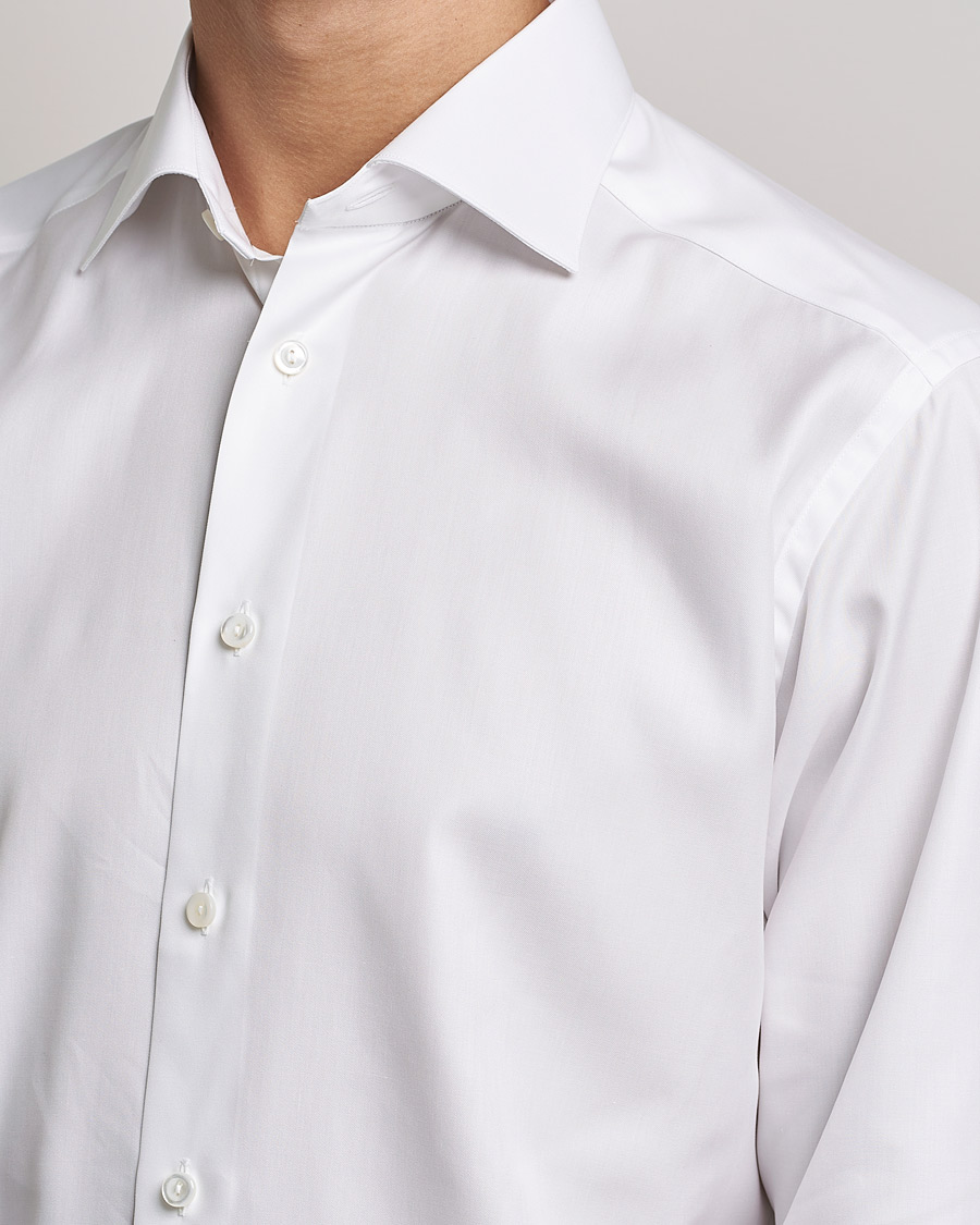 Men | Shirts | Eton | Giza 45 Cotton Shirt White