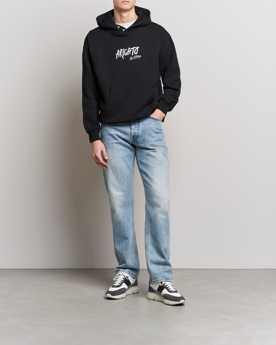 Men | Sweaters & Knitwear | Axel Arigato | Arigato Tag Hoodie Black
