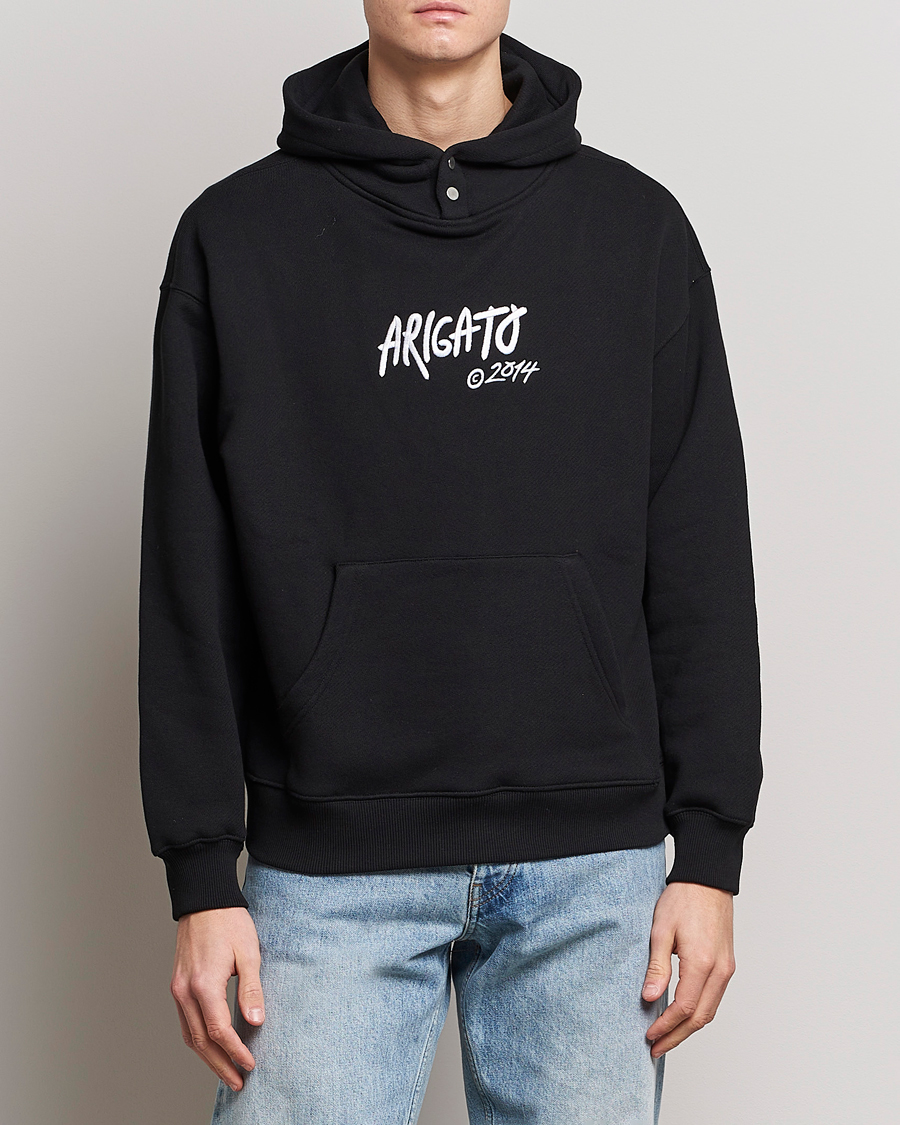 Men | Sweaters & Knitwear | Axel Arigato | Arigato Tag Hoodie Black