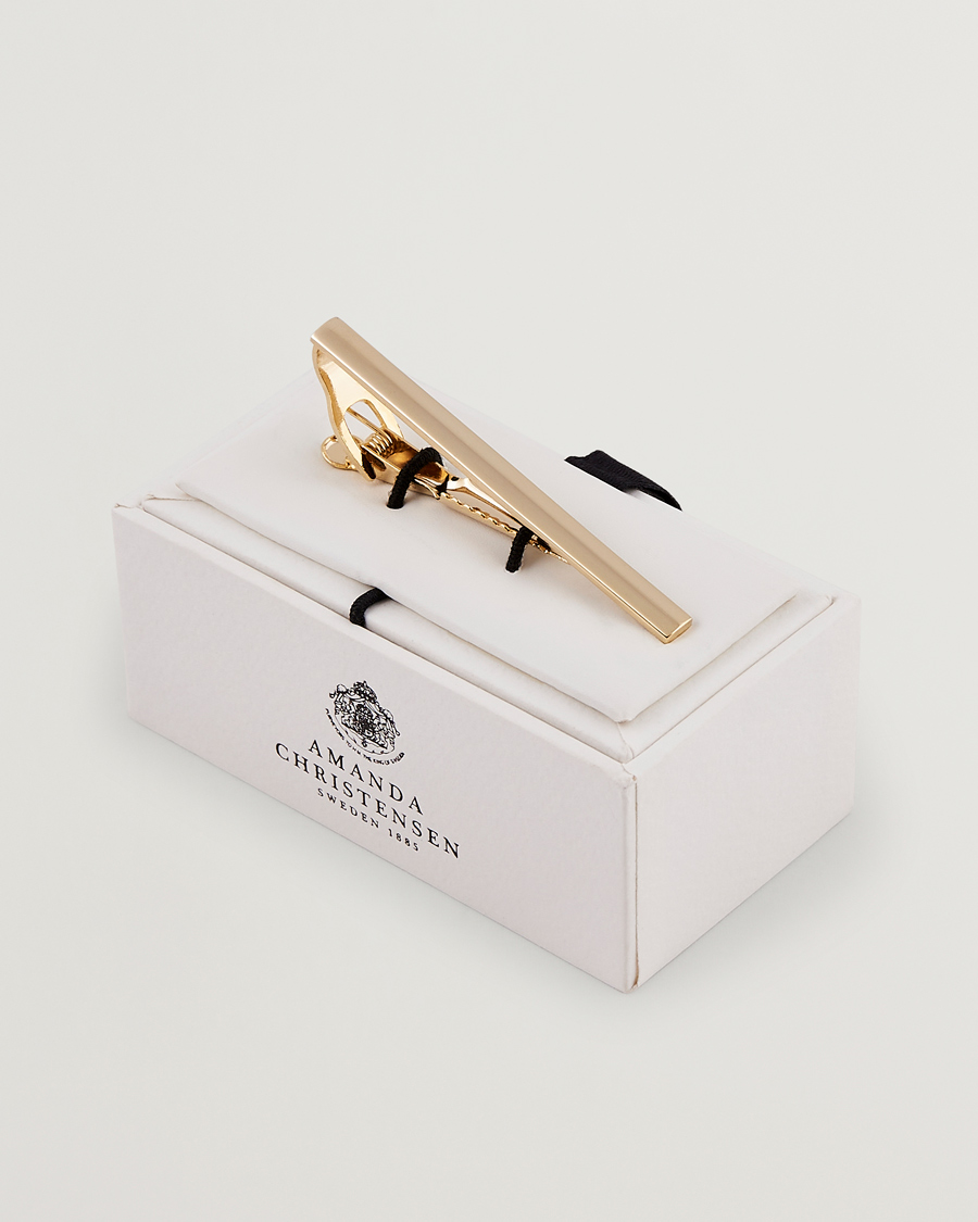 Men | Ties | Amanda Christensen | Tie Clip Gold