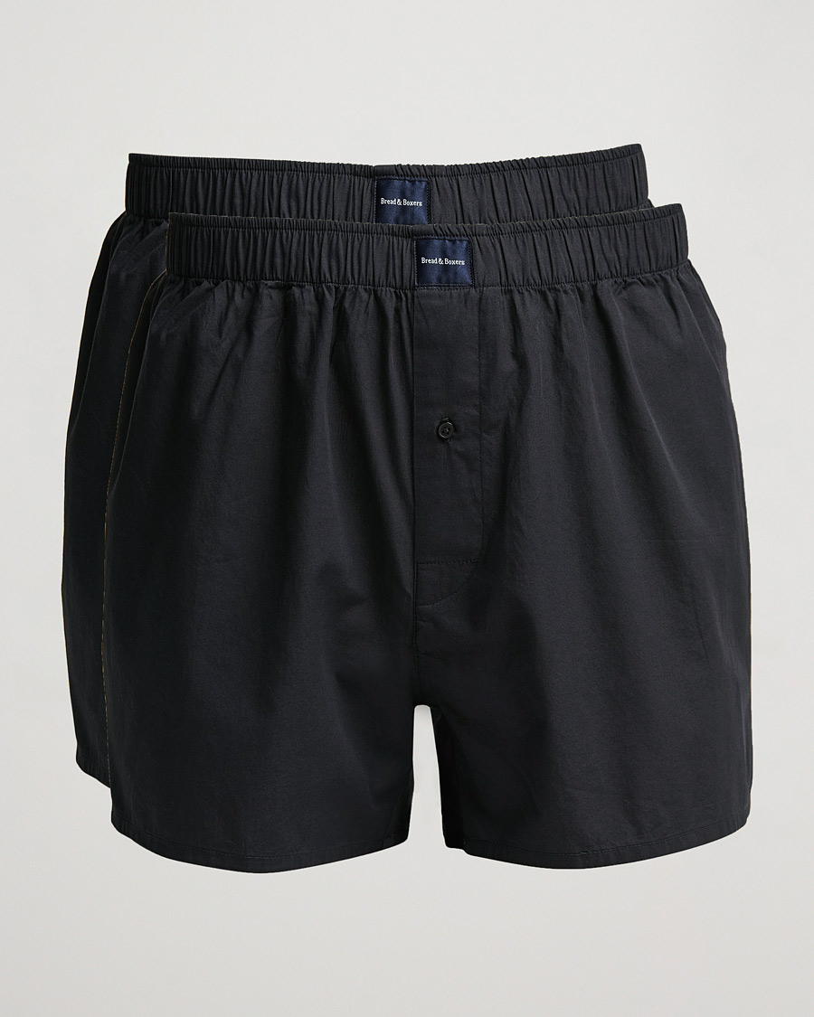Men | Underwear & Socks | Bread & Boxers | 2-Pack Boxer Shorts Dark Navy