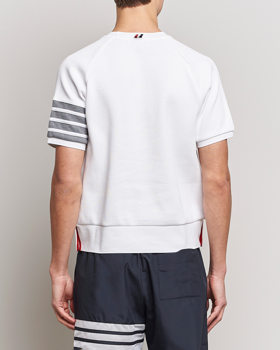 Men | T-Shirts | Thom Browne | Short Sleeve Sweatshirt White