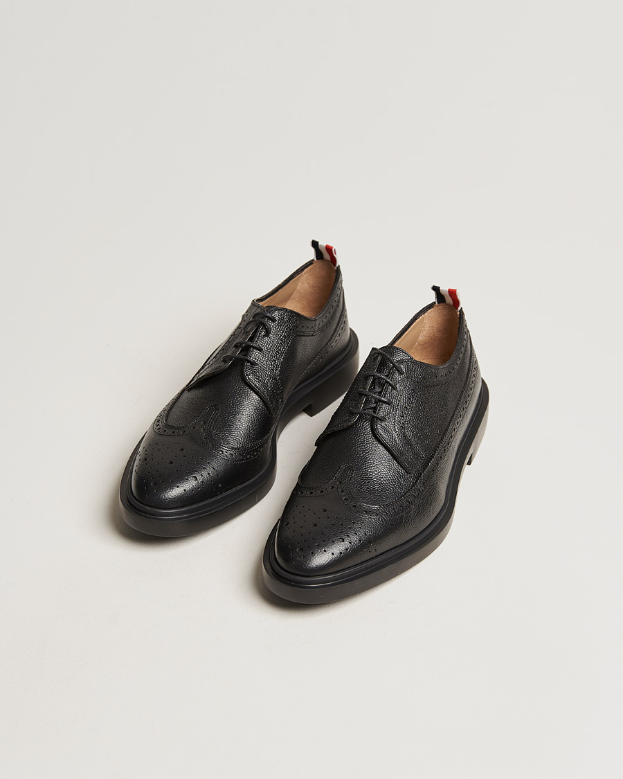 Men | Brogues | Thom Browne | Longwing Brogues Black