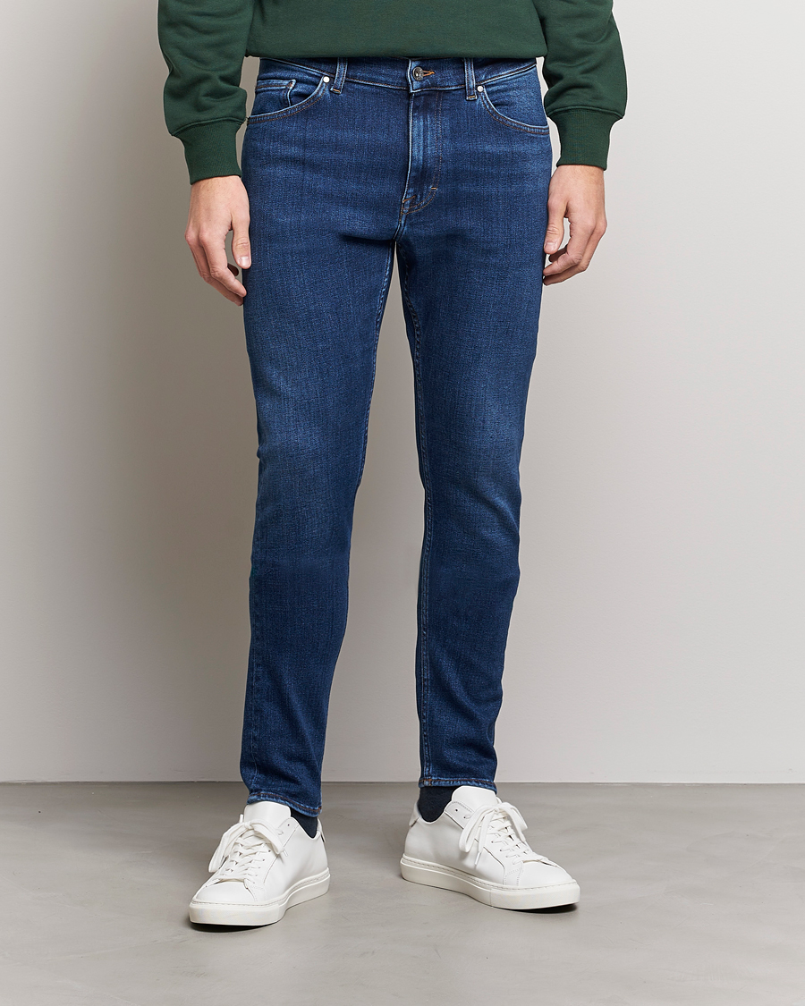 Men | Jeans | Tiger of Sweden | Evolve Organic Cotton Jeans Medium Blue