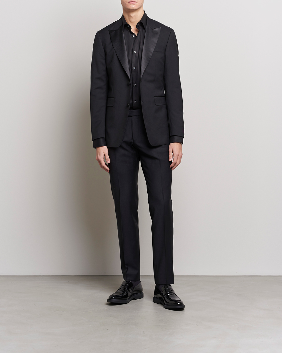 Men | Blazers | Tiger of Sweden | Justin Tuxedo Blazer Black