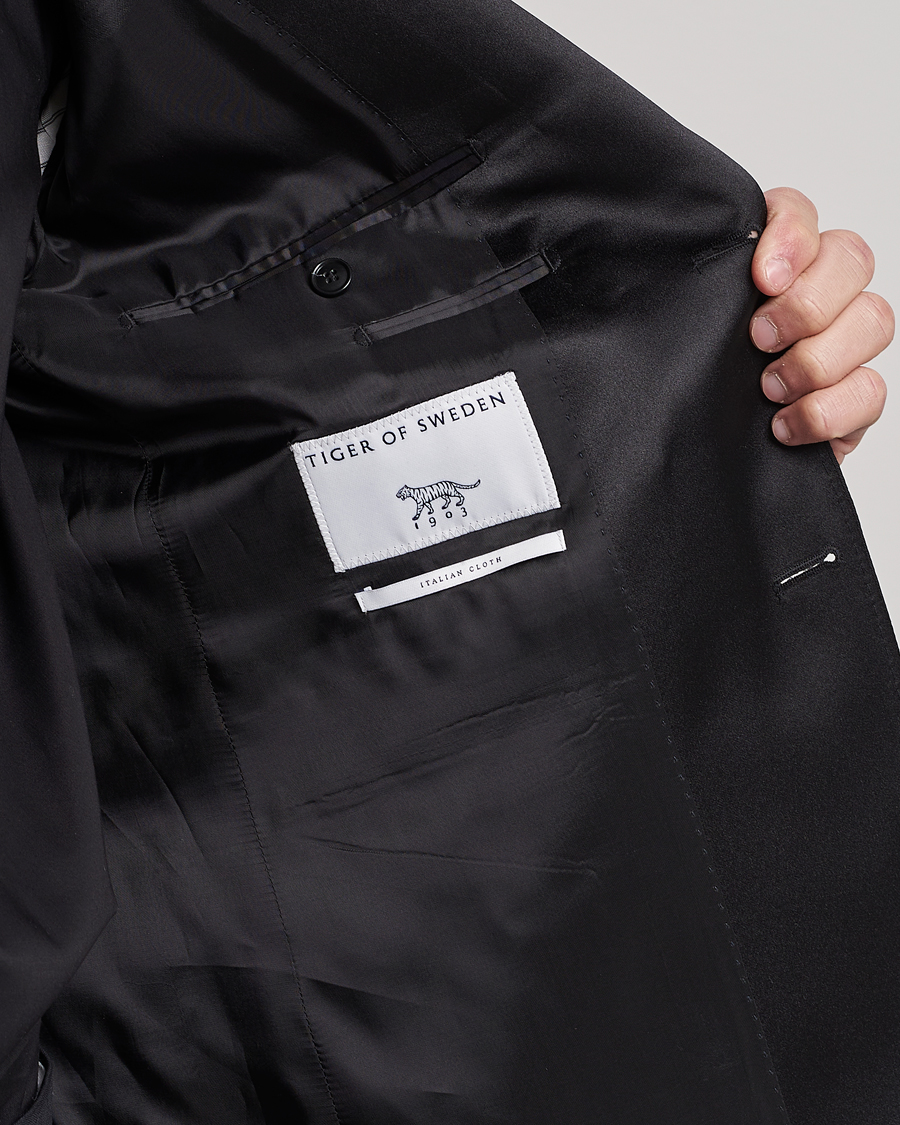 Men | Blazers | Tiger of Sweden | Justin Tuxedo Blazer Black