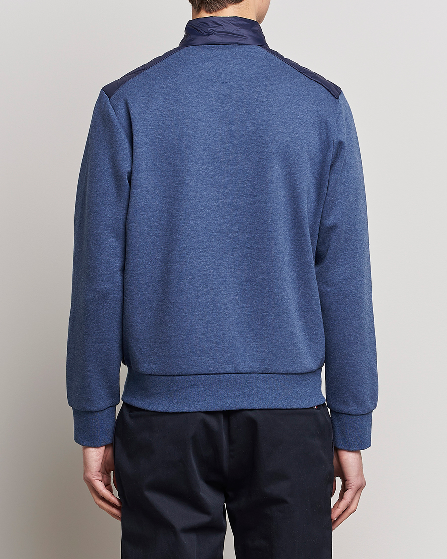 Men | Sweaters & Knitwear | Polo Ralph Lauren | Tech Double Knit Hybrid Full Zip Newport Navy