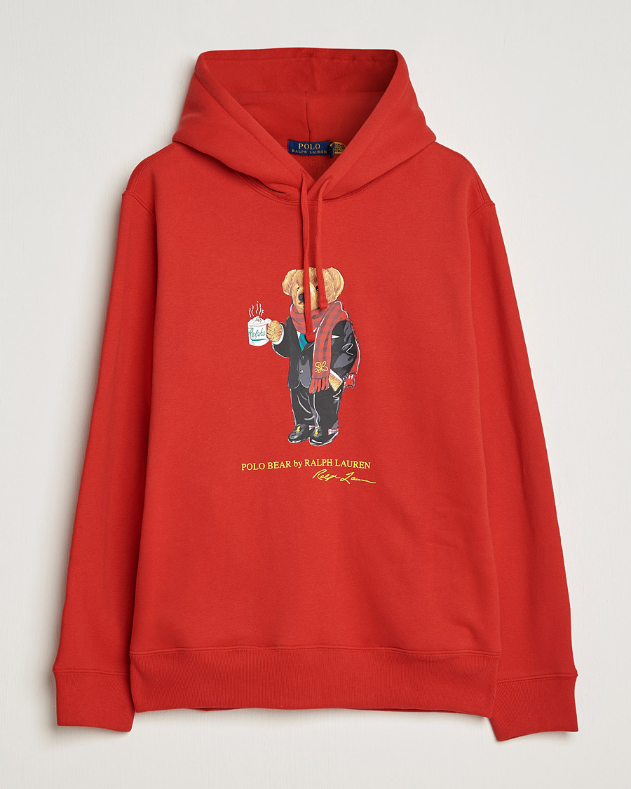 Men | Sweaters & Knitwear | Polo Ralph Lauren | Lunar New Year Bear Hoodie Red
