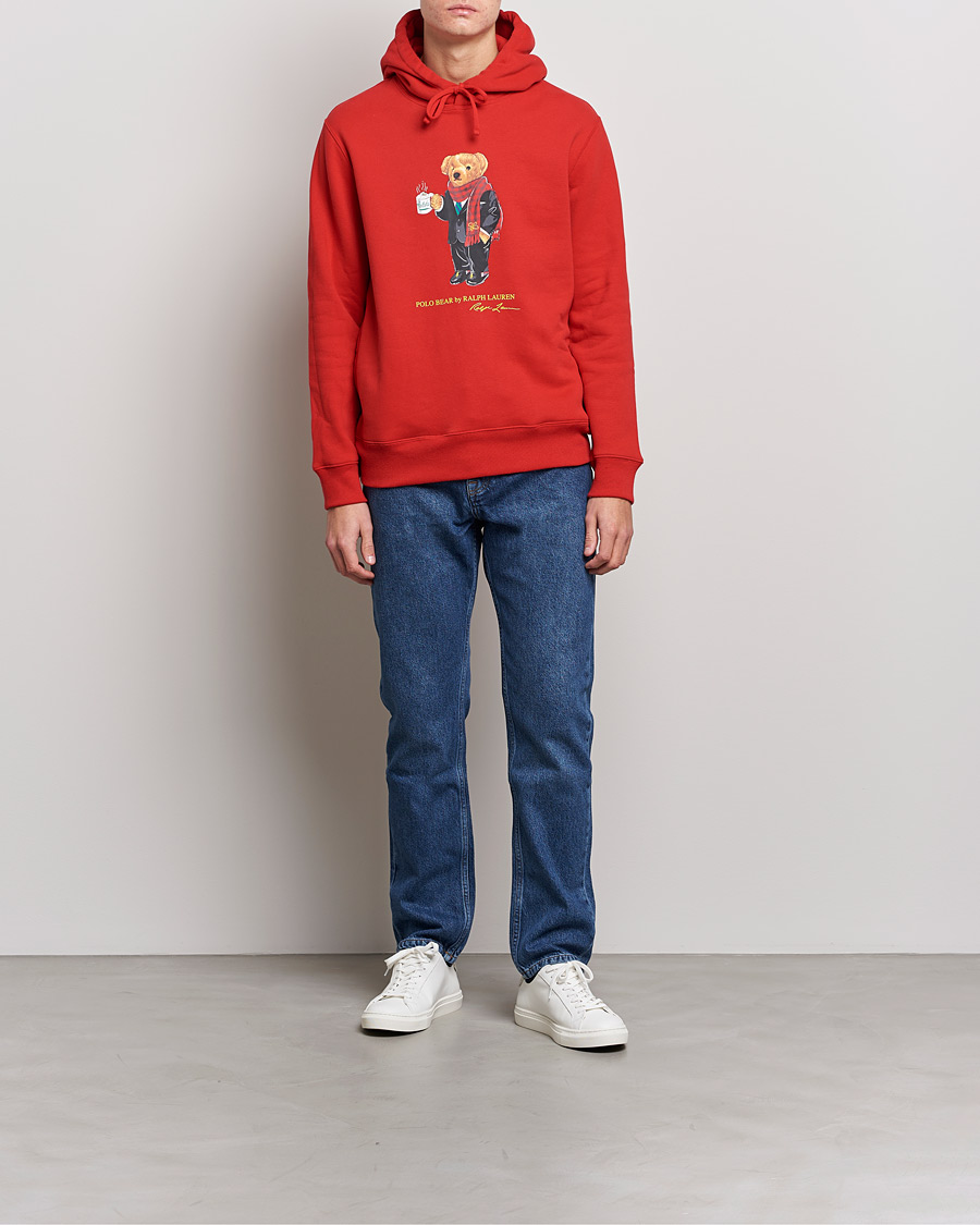 Men | Sweaters & Knitwear | Polo Ralph Lauren | Lunar New Year Bear Hoodie Red