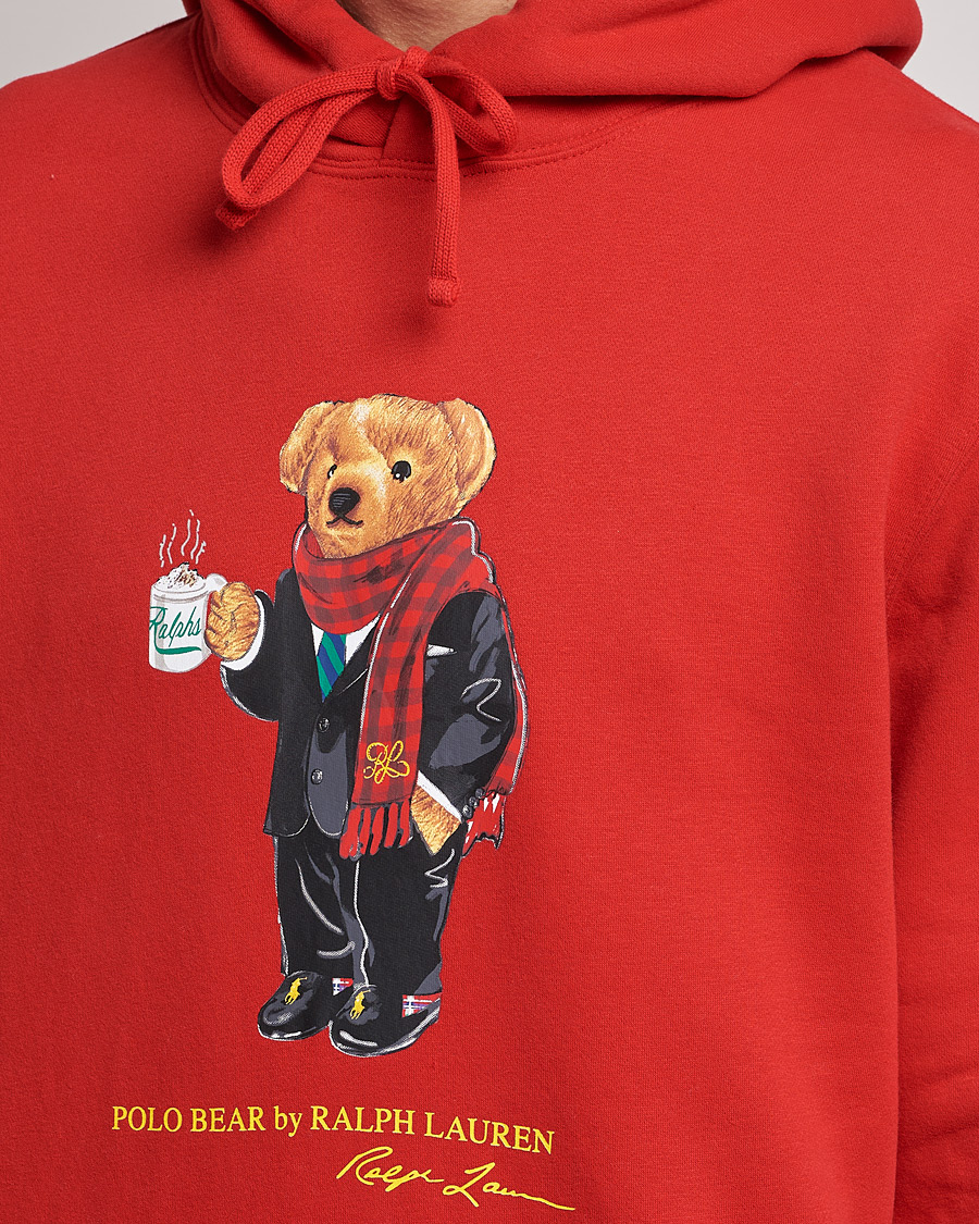 Men | Sweaters & Knitwear | Polo Ralph Lauren | Lunar New Year Bear Hoodie Red