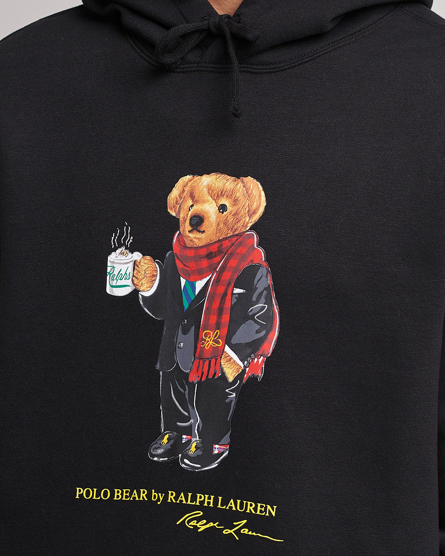 Men | Sweaters & Knitwear | Polo Ralph Lauren | Lunar New Year Bear Hoodie Black