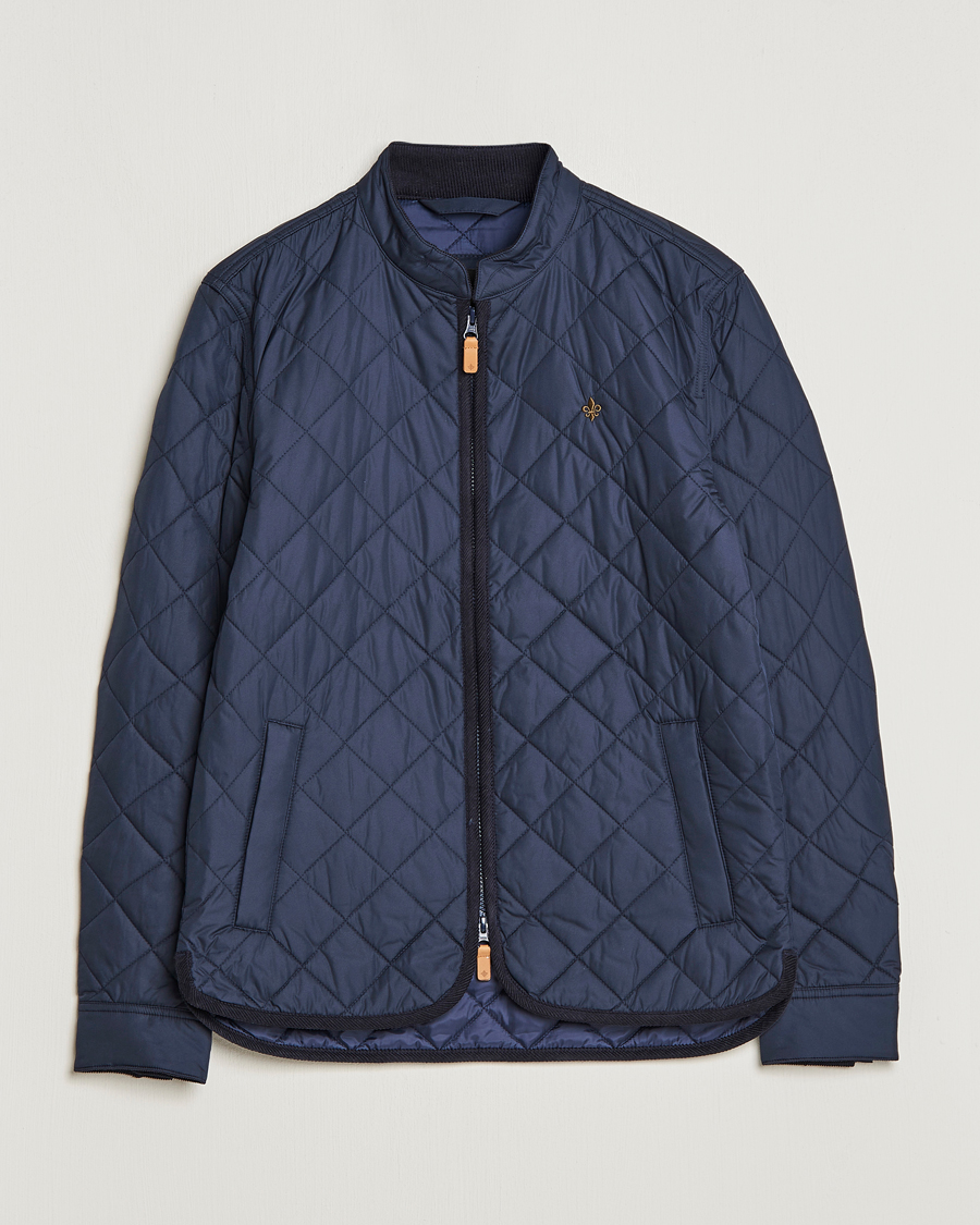 Men | Coats & Jackets | Morris | Teddy Quilted Jacket Old Blue