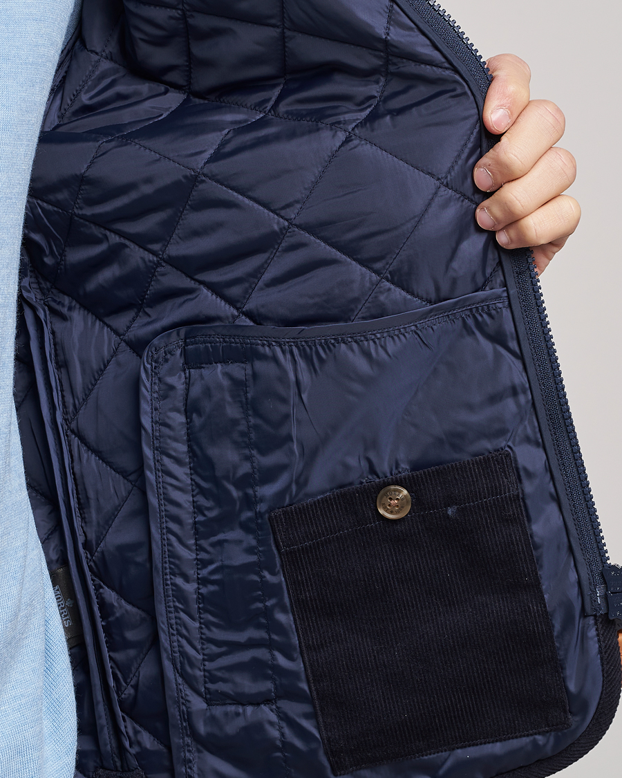 Men | Coats & Jackets | Morris | Teddy Quilted Jacket Old Blue