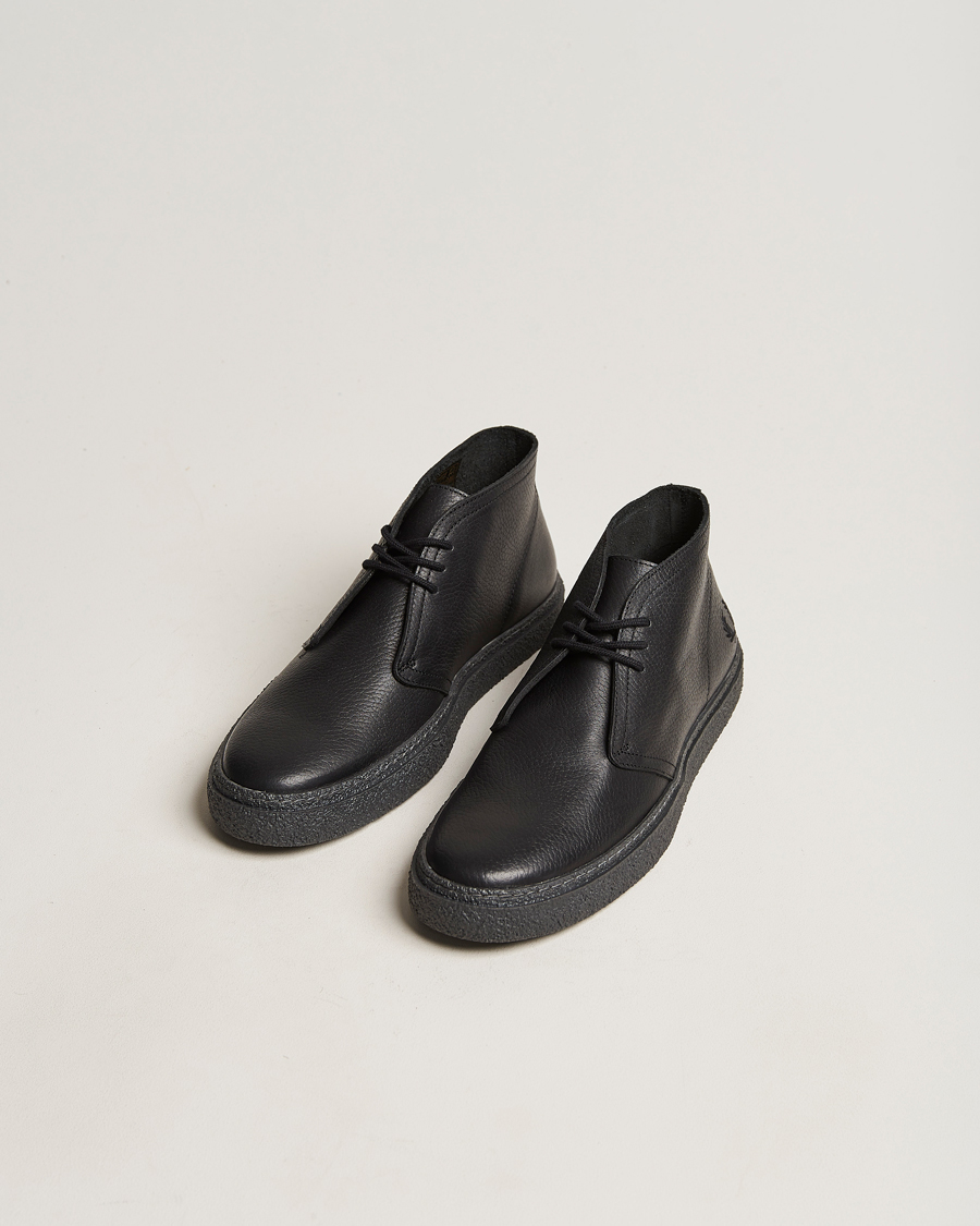 Men | Fred Perry Hawley Leather Boot Black | Fred Perry | Hawley Leather Boot Black