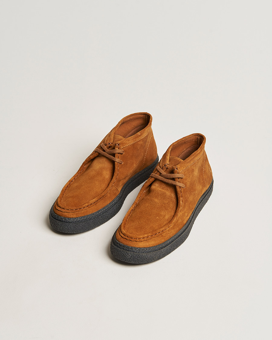 Men | Fred Perry Dawson Mid Suede Nut Flake | Fred Perry | Dawson Mid Suede Nut Flake