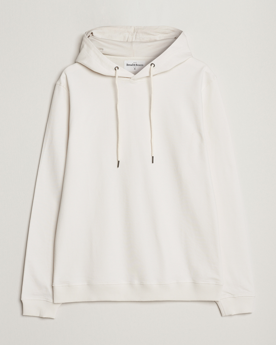 Men | Sweaters & Knitwear | Bread & Boxers | Loungwear Hoodie Ivory